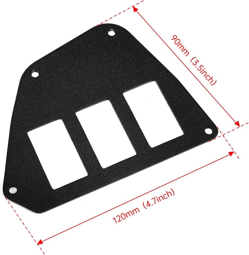 XATVXUTV Side Switch Panel for Honda Talon 1000 Accessories, Heavy-Duty Aluminum Switch Plates Pre-Cut Holes for Honda Talon 1000R 1000X 2019+, for Talon 1000X-4 2020+, Direct OEM Replacement - Image 3